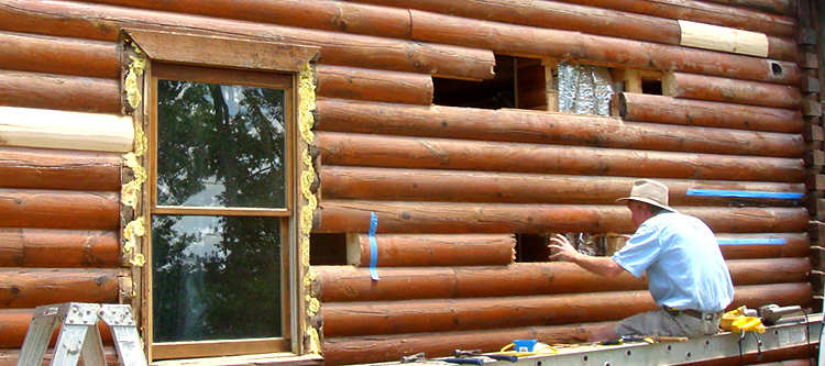 Log Home Repair Hiram, Ohio