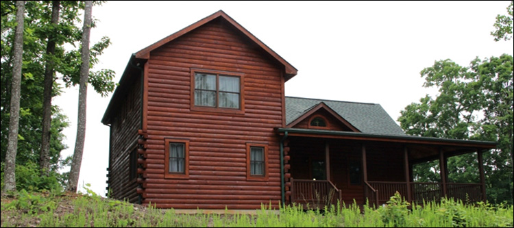 Professional Log Home Borate Application  Portage County, Ohio