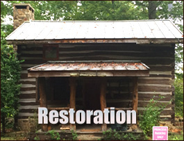 Historic Log Cabin Restoration  Portage County, Ohio